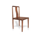【凸背椅】 黑胡桃实木餐椅 简约新中式官帽椅 手工榫卯 原木椅