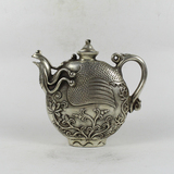 旧时光精品古玩民间收藏仿古老铜器凤凰茶壶功夫茶具纯铜工艺茶壶