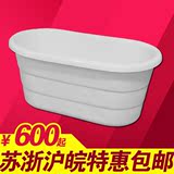 浴缸独立式 亚克力浴缸免安装 小户型可移动浴盆彩色浴缸1-1.5米