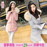 2016新款女装学生棉衣棉袄棉服冬季外套女中长款韩版修身长袖