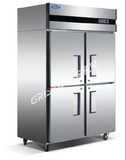 星星 四门冰柜不锈钢大型立式商用冰箱冷柜 全冷藏冷冻保鲜厨房柜