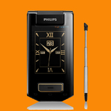 正品Philips/飞利浦 W8568经典透明翻盖联通3G双卡双待智能手机