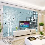 无缝3D立体墙布大型壁画客厅电视背景墙壁纸现代简约卧室温馨墙纸