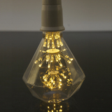 爱迪生灯泡 LED爱心钻石满天星灯泡 心形五角星创意钨丝异形灯泡