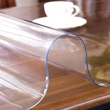 水晶板桌垫PVC软胶餐桌餐垫防水软质玻璃台布透明软板办公桌布垫