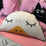 ins爆款韩国儿童房婴儿床宝宝小鸭子半圆靠枕抱枕头腰枕可拆洗