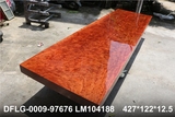 巴花大板 实木大板茶桌餐桌会议桌DFLG-0009 尺寸427*122*12.5