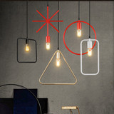 简约餐厅吊灯特价吊灯现代单个创意灯罩工业风艺术装饰个性小吊灯
