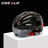 COSTELO超轻自行车骑行头盔眼镜一体公路男女山地车一体成型头盔