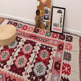 北欧几何美式毯子沙发盖毯客厅地毯飘窗毯沙发巾波西米亚毛毯