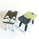 可爱儿童小板凳实木小凳子家用便携折叠椅 创意时尚矮凳换鞋凳