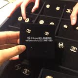 香港专柜代购预定 CHANEL香奈儿 耳钉 经典最小size款 合金+水晶