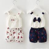 1岁女宝宝套装夏装婴儿衣服1-3周岁2女童装韩版小孩短袖全棉套装