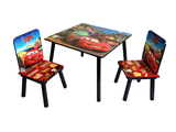 外贸儿童桌椅套装幼儿园学习桌实木书桌写字台学生桌手工桌靠背椅