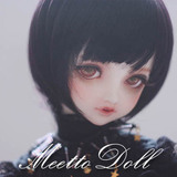 【MeettoDoll】-蜜兔-bjd娃用假发-1/31/41/6【小时代】紫黑色