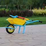 新款大号双轮儿童沙滩车玩具独轮手推车玩沙玩具车工程小推车