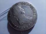 西班牙属玻利维亚波多西版费七1820年8R双柱大银币