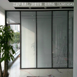上海钢化玻璃铝合金玻璃墙隔间办公室屏风双玻玻璃隔断隔墙高隔断
