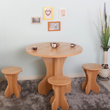 简约现代小户型餐桌椅组合4人可伸缩洽谈桌咖啡桌小圆桌创意餐桌