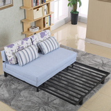 厂家直供包邮布艺沙发床可折叠拆洗多功能沙发床1.5米1.2米1.8米