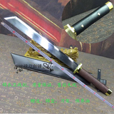 手工龙泉宝剑一体锰钢唐剑汉剑短剑车载冷兵器收藏礼品刀剑未开刃