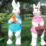 创意户外花园庭院幼儿园装饰品仿真动物兔子摆件园林景观雕塑摆设