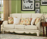 美式古典布艺三人沙发简约欧式双人组合客厅沙发小户型1+2+3沙发