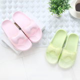 家居地板夏季室内女士防滑浴室塑料凉拖鞋甜美可爱洗澡厚底拖鞋女