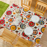 田园欧式餐桌布长方形台布蕾丝布艺棉麻正方形茶几小方桌客厅和风