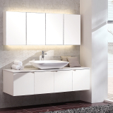 科勒实木欧式浴室柜镜柜现代简约橡木吊柜洗手洗脸台上盆卫浴组合