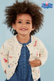 英国代购NEXT进口童2016春夏女宝宝女童PeppaPig针织小开衫外套