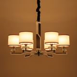客厅灯创意个性新中式铁艺灯后现代吊灯简欧式大气现代简约水晶灯