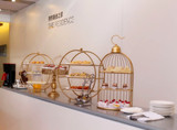 欧式创意下午茶点心盘架三层茶歇水果架现代酒店自助餐托盘展示架