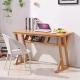 纯实木书桌简约电脑桌家用台式简易办公桌卧室写字台宜家学习桌子