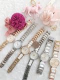 candy家代购LLOYD韩国专柜正品 金银色钢带大表盘时装表手表 包邮
