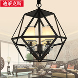 新中式铁艺鸟笼创意个性餐厅咖啡厅酒吧装饰灯艺术吊灯88021