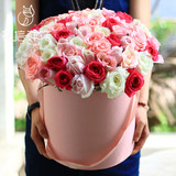 花盒北京鲜花速递爱情同城 送女友爱人玫瑰花束 鲜花礼盒同城生日