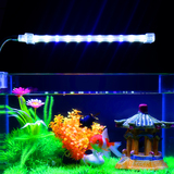 小鱼缸LED夹灯水草缸造景灯超薄水晶防水夹灯水族箱照明灯管灯架