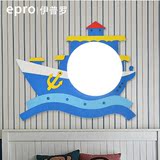 简约现代卧室壁灯LED装饰墙灯地中海创意儿童壁灯卡通儿童房壁灯