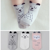 韩国外贸原春夏天儿童卡通地板袜男女宝宝精梳棉防滑袜子婴儿短袜