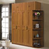 板式衣柜组合现代简约二三四门木质整体衣柜 卧室储物挂衣柜家具