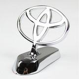 丰田装饰立标 丰田专用金属立标 汽车改装立标 车头引擎盖车标志