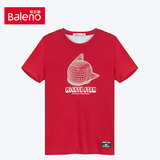 Baleno/班尼路 铁臂阿童木后幅迷彩印花T恤 男装短袖T恤52601024