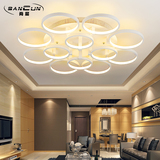 尚层 LED环形吸顶灯个性创意温馨花型卧室灯具亚克力圆形大气客厅
