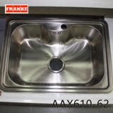 正品弗兰卡不锈钢水槽小单槽阿曼达AAX610-62含全套下水