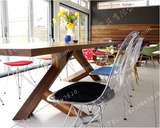 设计师家具 北欧纯实木餐桌简约现代长方形餐桌原木办公桌咖啡桌