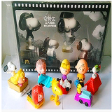 2015麦当劳史努比大作家花生漫画大电影同款表白玩具公仔限量套装