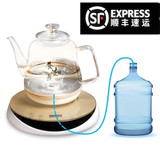 自动上水电热水壶水晶玻璃烧水壶电茶炉茶具泉涌式抽水底部上水壶