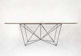 设计师家具 北欧创意实木餐桌简约现代餐桌原木办公桌咖啡桌
