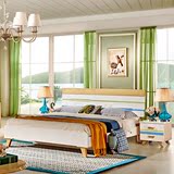 实木床 北欧现代宜家风格日式1.8米双人床简约户型创意经济型家具